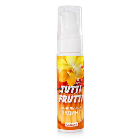Съедобная смазка TUTTI-FRUTTI ванильный пудинг 30 г