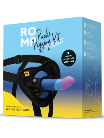 Страпон Piccolo Pegging Kit от Romp, 14 см х 2,9 см — купить в Алматы 4