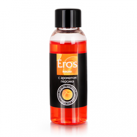 Масло массажное EROS EXOTIC (с ароматом персика), 50 мл