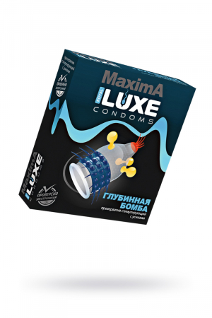 Презервативы «Luxe» Maxima Глубинная Бомба, 1 шт