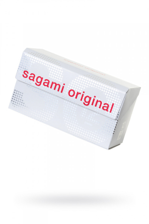 Презервативы Sagami, original 0.02, полиуретан, 12 шт.