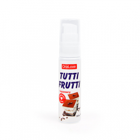 Съедобная гель-смазка Tutti-Frutti со вкусом Тирамису 30 мл