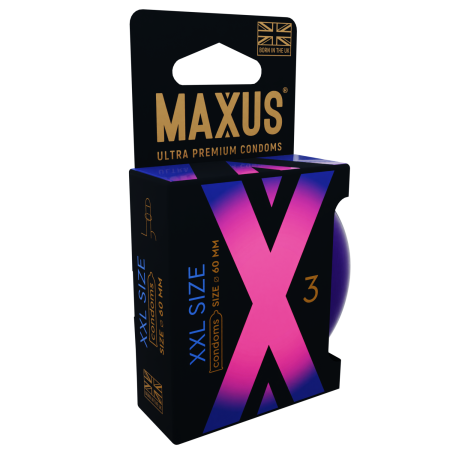 Презервативы Maxus XXL № 3 X-Edition (гладкие, увеличенные), 3 шт