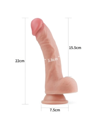 Фаллоимитатор Nature Cock от Love Toy, 20 см х 3,8 см — купить в Алматы 6